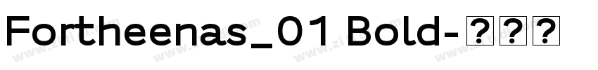 Fortheenas_01 Bold字体转换